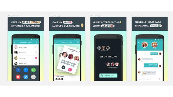 Crean Welov, la nueva «app» para encuentros amorosos en grupos