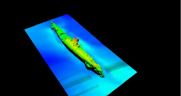 Descubren posible submarino alemán hundido hace 100 años 