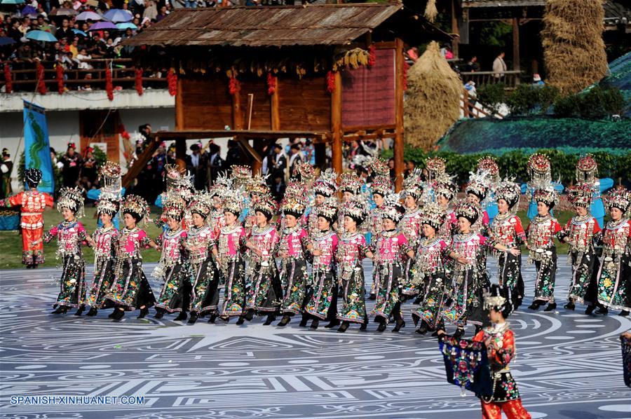 Guizhou: Feria para celebrar año nuevo de grupo étnico Miao en Leishan