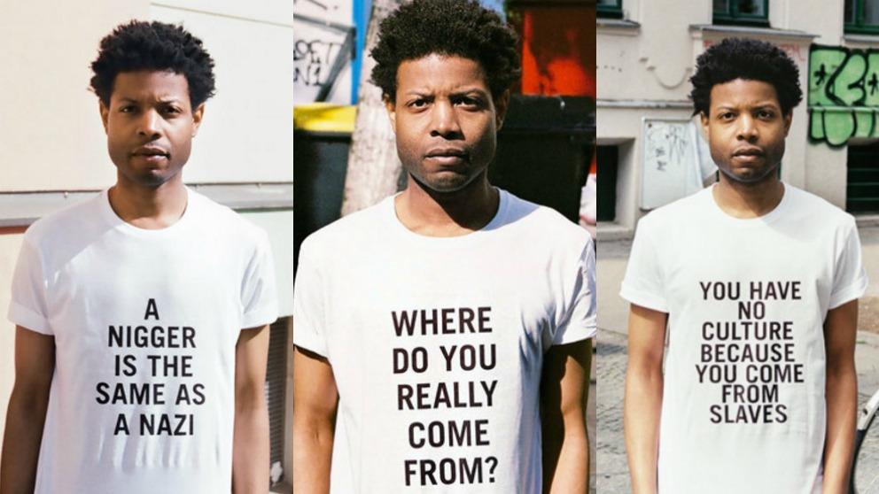 Un joven negro diseña las camisetas más racistas del mundo por una buena causa