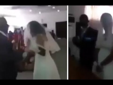 La amante del novio se aparece en su boda con el mismo vestido de la novia