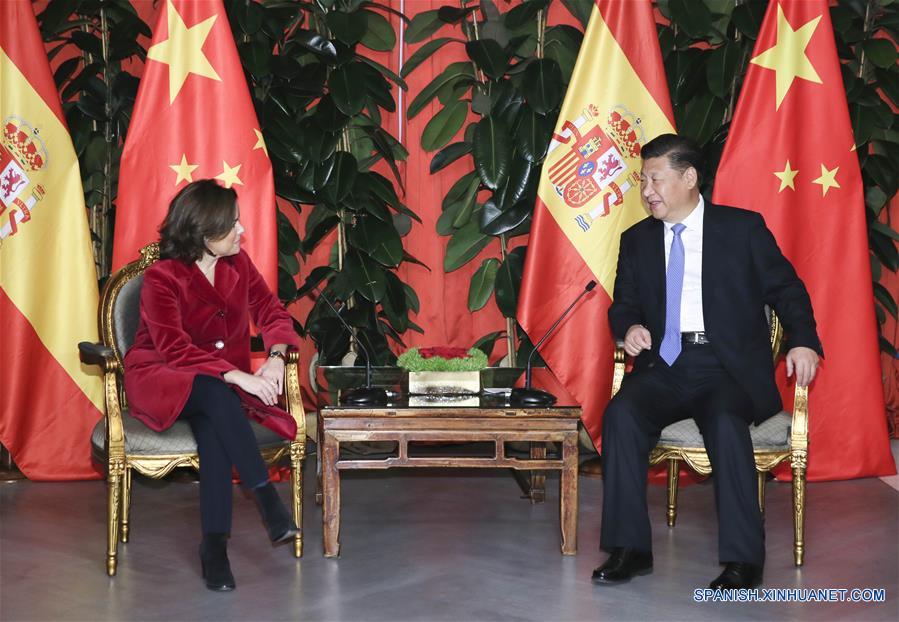 Presidente chino espera cooperación más estrecha con España