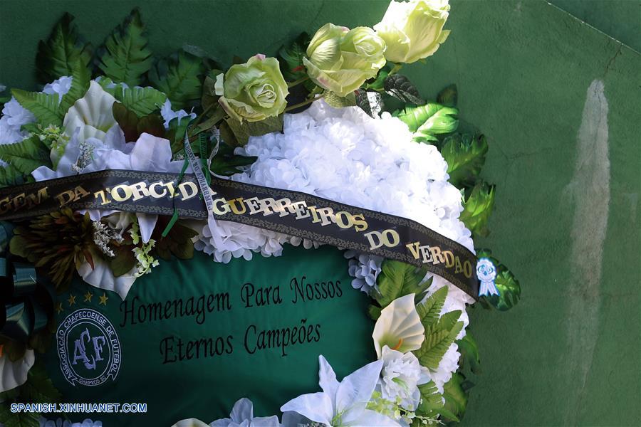 El club de fútbol brasileño Chapecoense anuncia la fecha del funeral colectivo