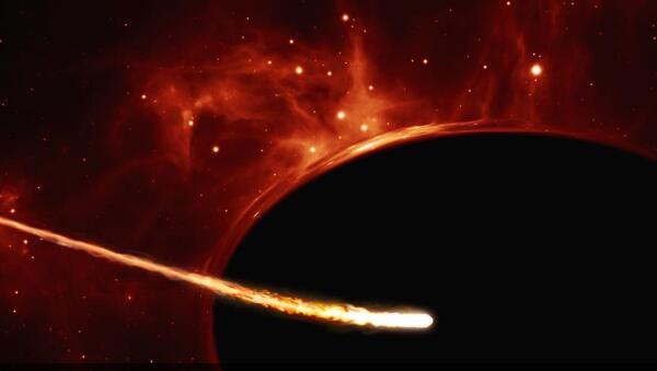 Observan un agujero negro engullendo una estrella