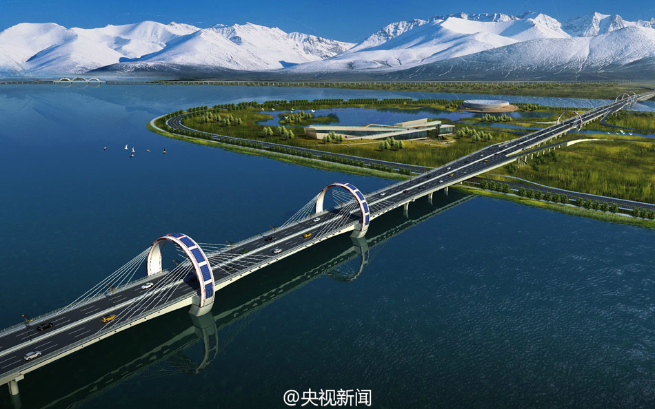 China está construyendo la carretera de circunvalación de mayor altitud del mundo en Tíbet