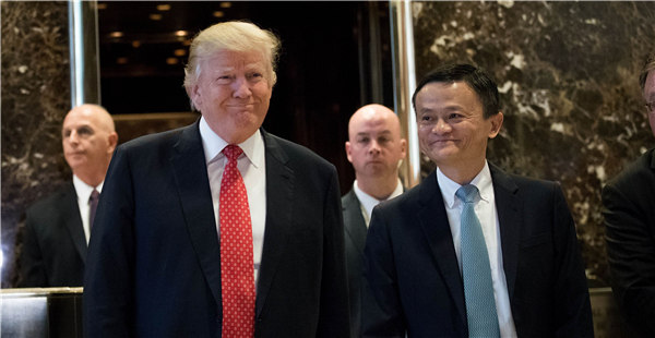 Jack Ma de Alibaba se reúne con presidente electo de EEUU Trump