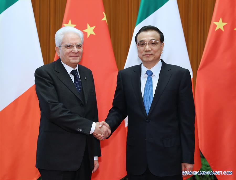 China coordinará estrategias de desarrollo con Italia