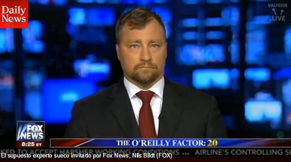 Fox News entrevista a un falso experto en Suecia para advertir sobre la amenaza de la inmigración