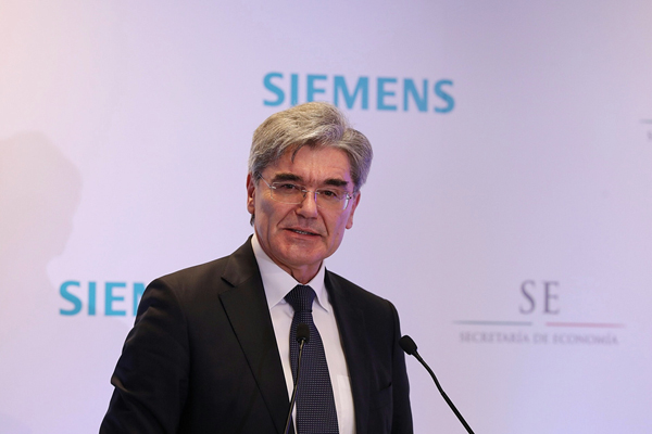 Joe Kaeser, presidente de Siemens AG