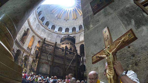 Terminan las obras de restauración de la Tumba de Jesucristo