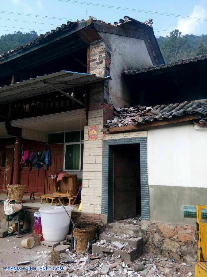 Sismo en suroeste de China afecta a más de 15.000 personas