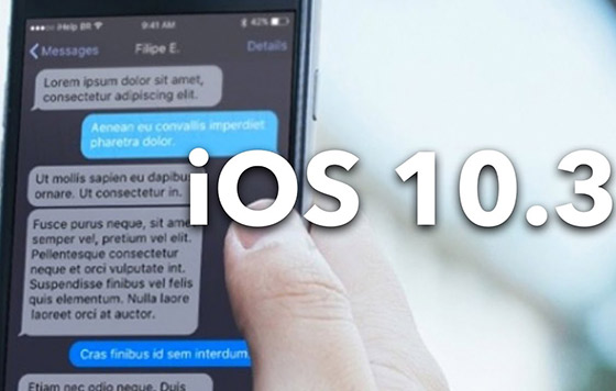Apple libera actualización del nuevo iOS 10.3