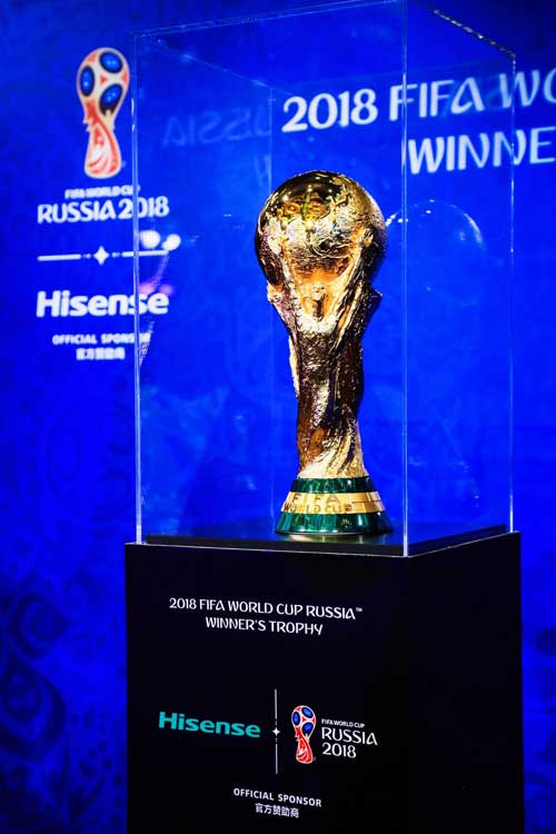Hisense será el patrocinador oficial de la Copa Mundial de la FIFA 2018