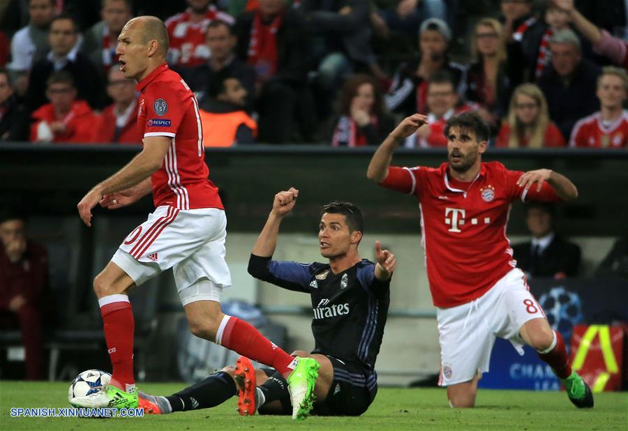 Fútbol: Real Madrid derrota a domicilio al Bayern Múnich en la Champions League