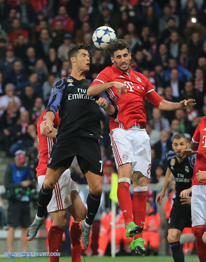 Fútbol: Real Madrid derrota a domicilio al Bayern Múnich en la Champions League