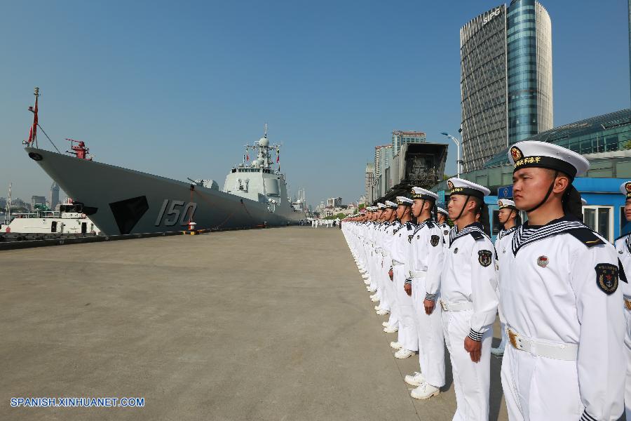 Flota de la Armada de China comienza viaje de seis meses para visitas amistosas