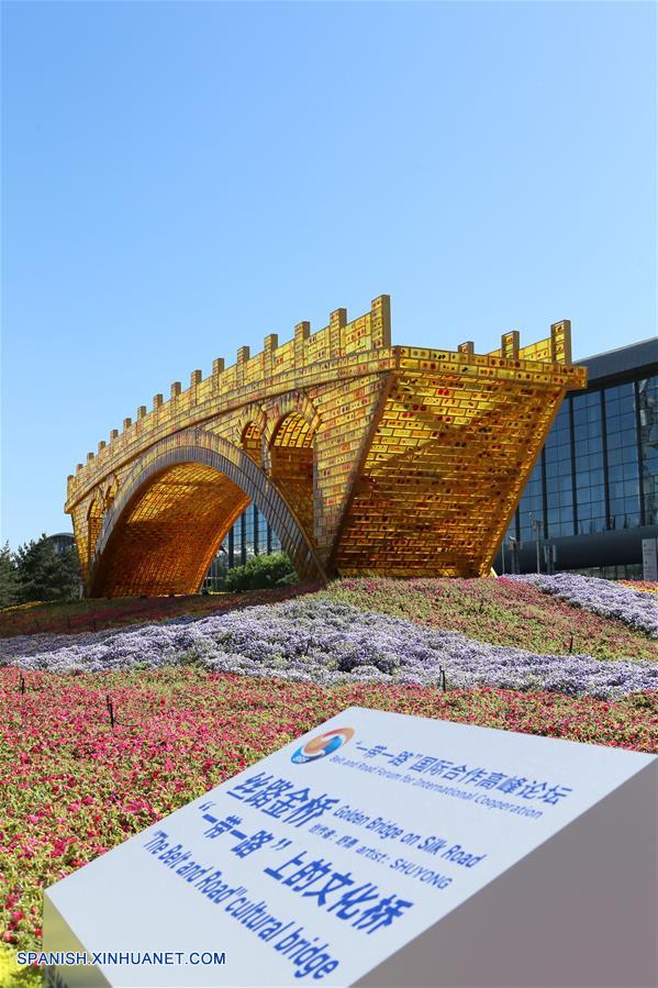 Vista de Beijing durante el Foro de la Franja y la Ruta para la Cooperación Internacional