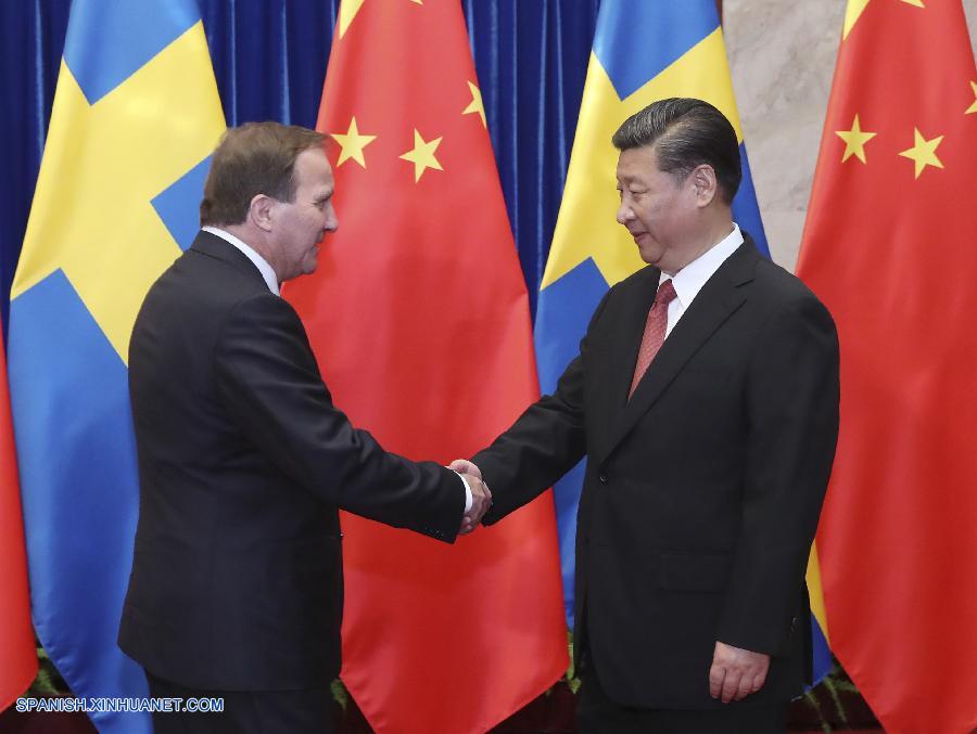 Presidente chino pide fortalecer lazos con Suecia