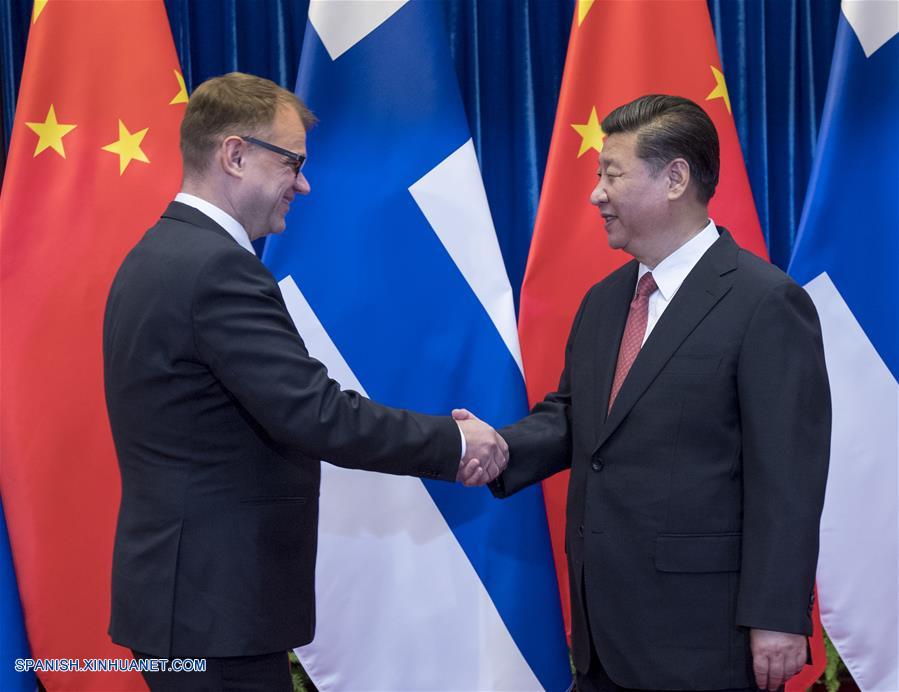 Presidente chino se reúne con primer ministro finlandés para fortalecer cooperación