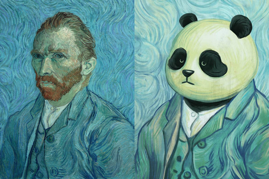 Autorretrato, del artista postimpresionista Vincent van Gogh [Foto / Xinhua]