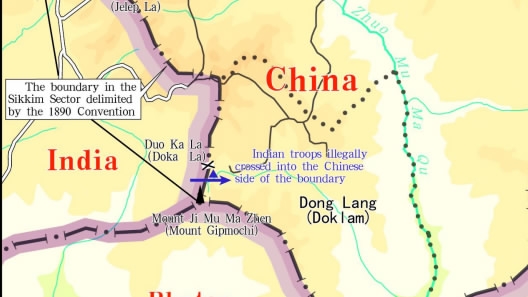 China emite documento de posición sobre intrusión de tropas fronterizas de India