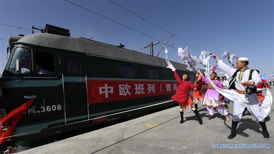 Tren de carga China-Europa sale de Golmund, Qinghai