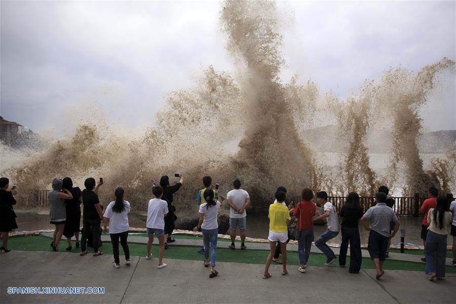 Tifón Talim trae fuertes vientos y lluvias a este de China