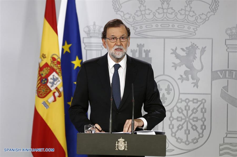 "La unidad de España no se negocia", dice presidente del Gobierno español