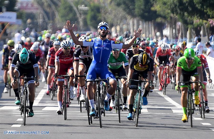 Ciclista colombiano Gaviria gana primera etapa de Tour de Guangxi