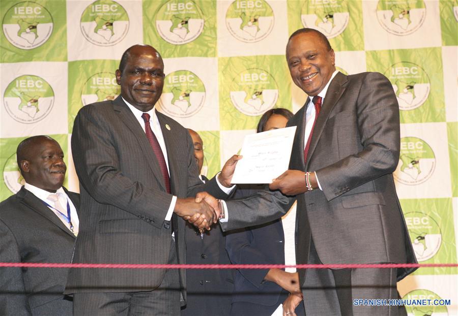 Uhuru Kenyatta gana elección presidencial repetida en Kenia