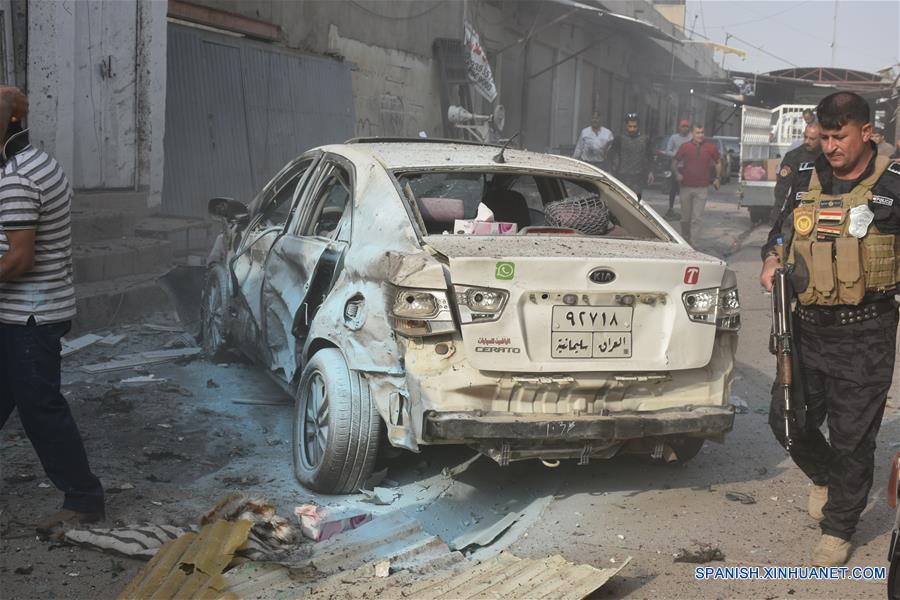 Mueren cinco personas en doble ataque con bomba en Kirkuk, Irak