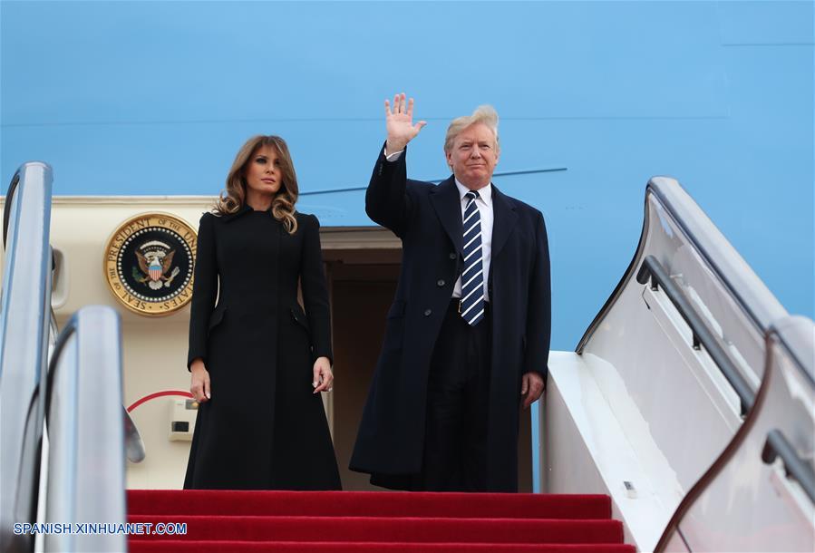 Presidente estadounidense Donald Trump empieza visita de Estado a China