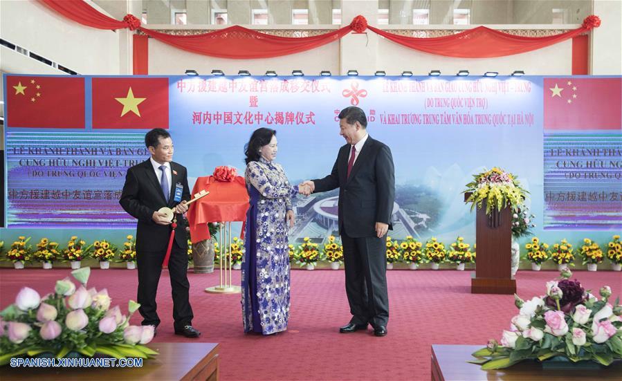 Presidente Xi inaugura Palacio de la Amistad Vietnam-China