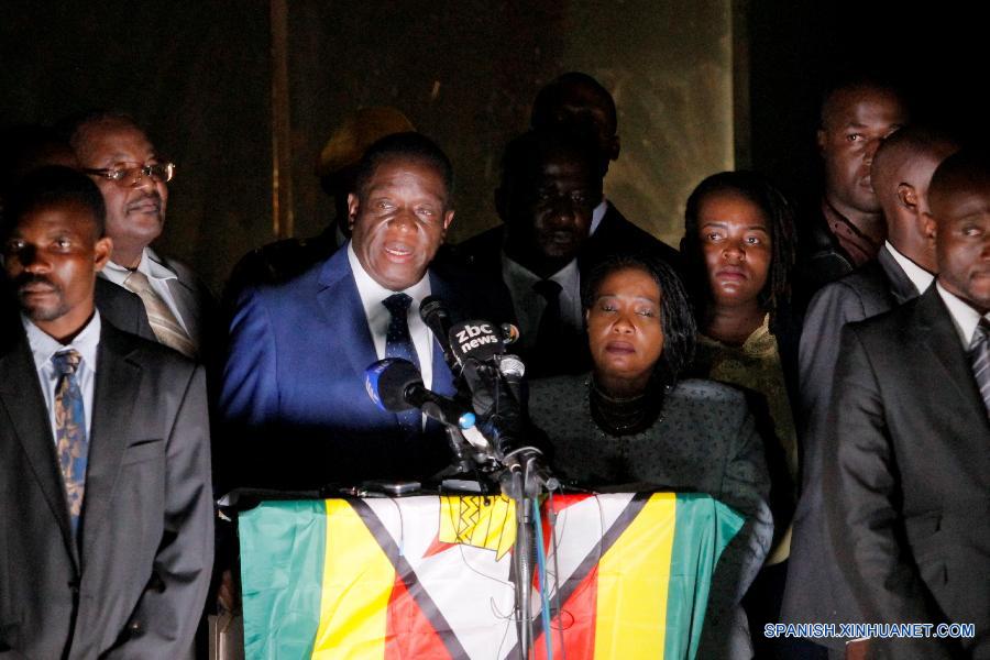 Presidente entrante de Zimbabwe pide evitar venganzas