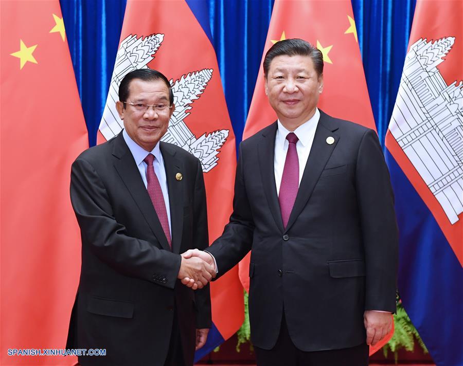 Xi se reúne con primer ministro de Camboya
