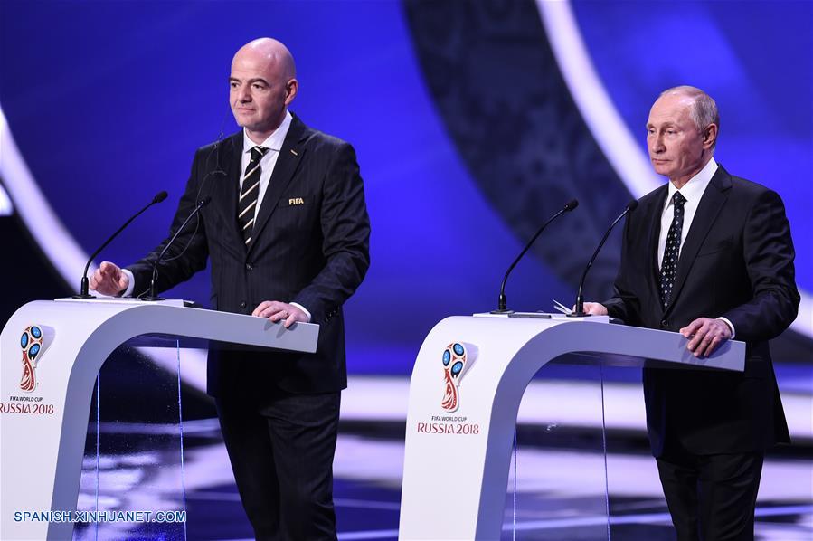 Resultados de sorteo final para Copa Mundial Rusia 2018 de FIFA