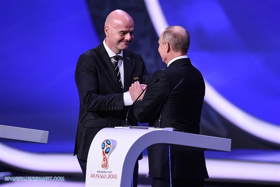 Resultados de sorteo final para Copa Mundial Rusia 2018 de FIFA