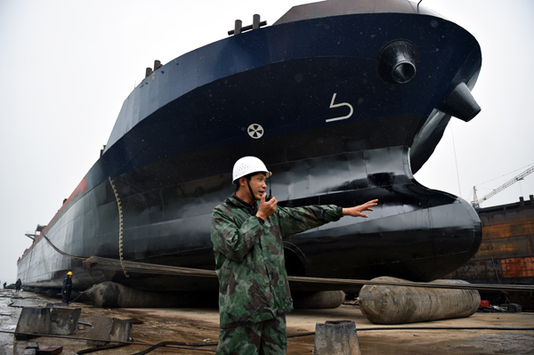 China lidera la industria de la construcción naval