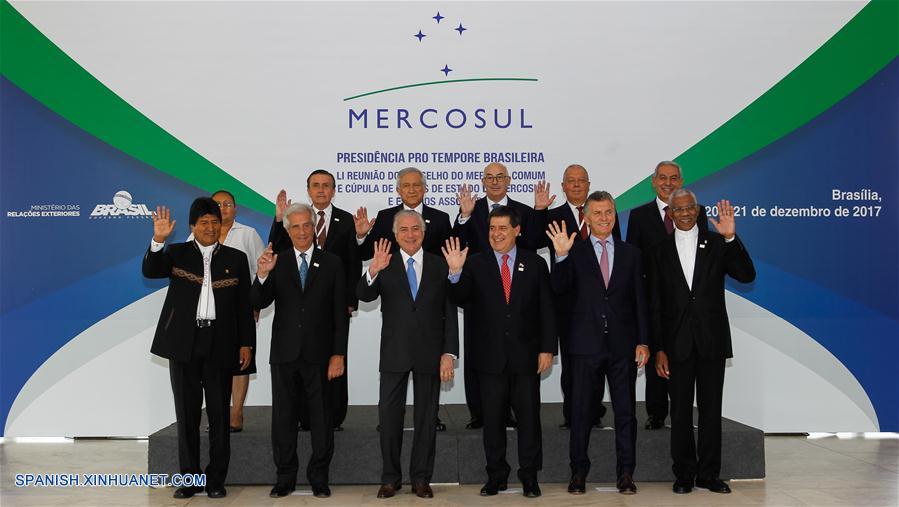 Presidentes del Mercosur ratifican en Brasil prioridad de acuerdo de libre comercio con UE