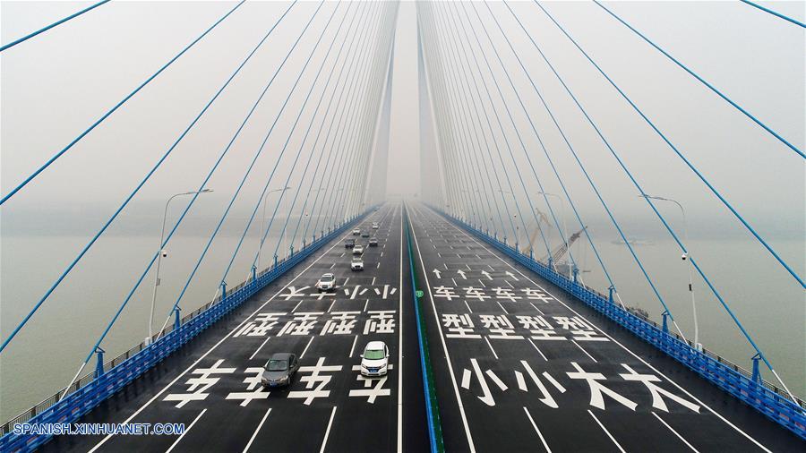 Inaugurado otro puente sobre río Yangtse