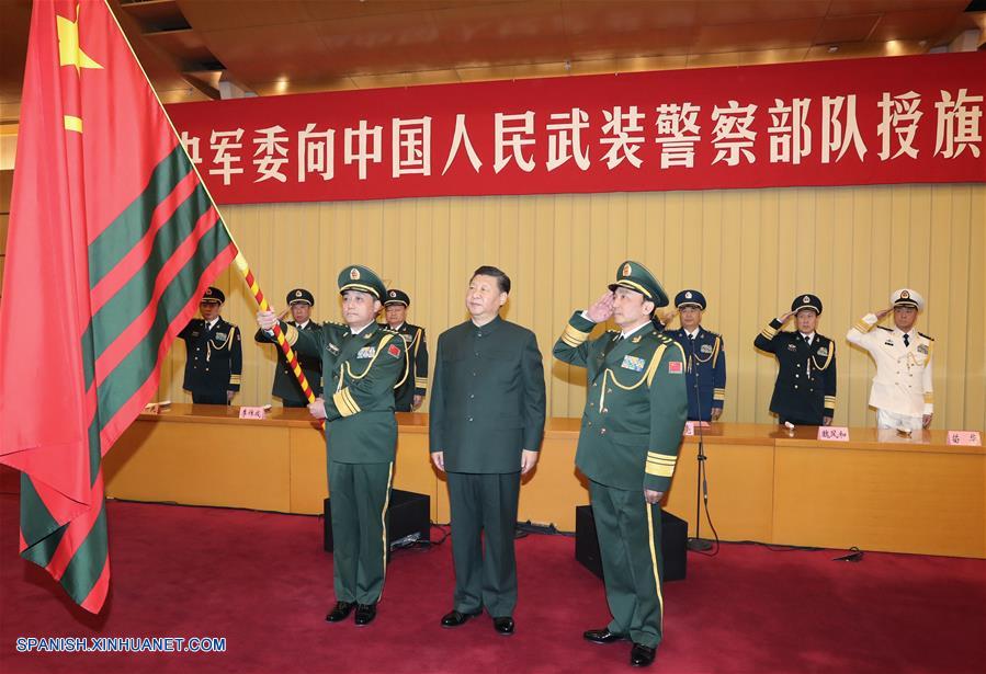 Xi Jinping pide a Policía Armada respaldar liderazgo absoluto del PCCh