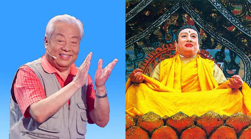 Zhu Longguang interpretó el papel de Buda en “Peregrinación al Oeste”. [Foto / Mtime]