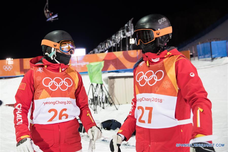 Esquiadores acrobáticos chinos participarán en JJOO de PyeongChang en preparación para JJOO de Beijing