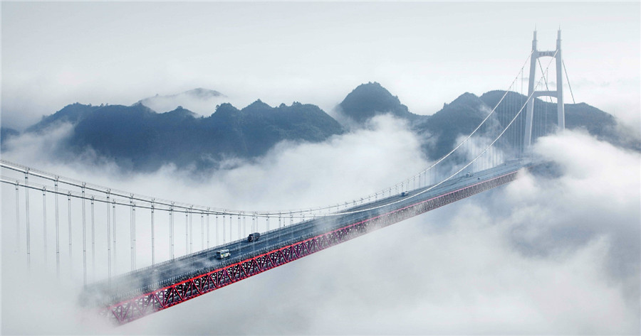 Puente de la carretera celestial, tomada por Huang Jianming. [Foto proporcionada por photoint.net]