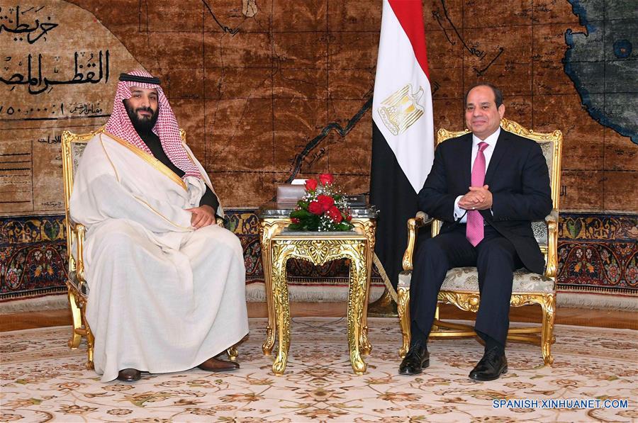 Príncipe heredero de Arabia Saudí realiza visita oficial a Egipto