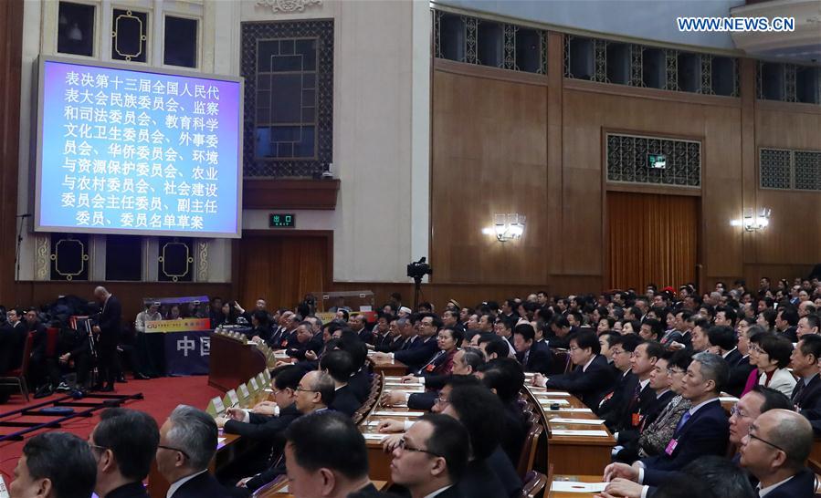 Legisladores chinos se reúnen para votar sobre composición del gabinete