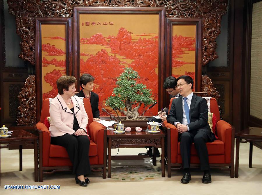 Vice primer ministro chino pide cooperación más estrecha con Banco Mundial