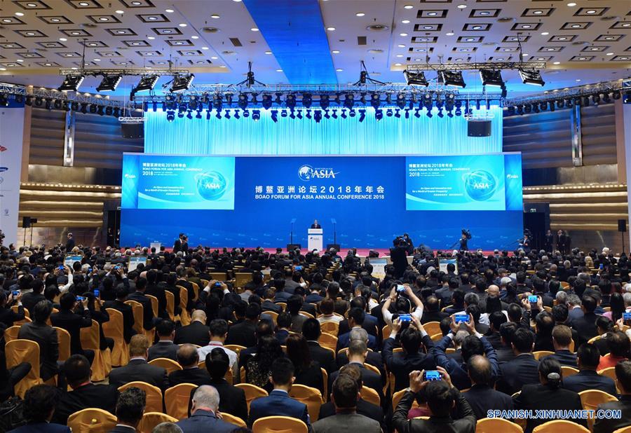 Foto:la ceremonia de inauguración la Conferencia Anual 2018 del Foro de Boao para Asia