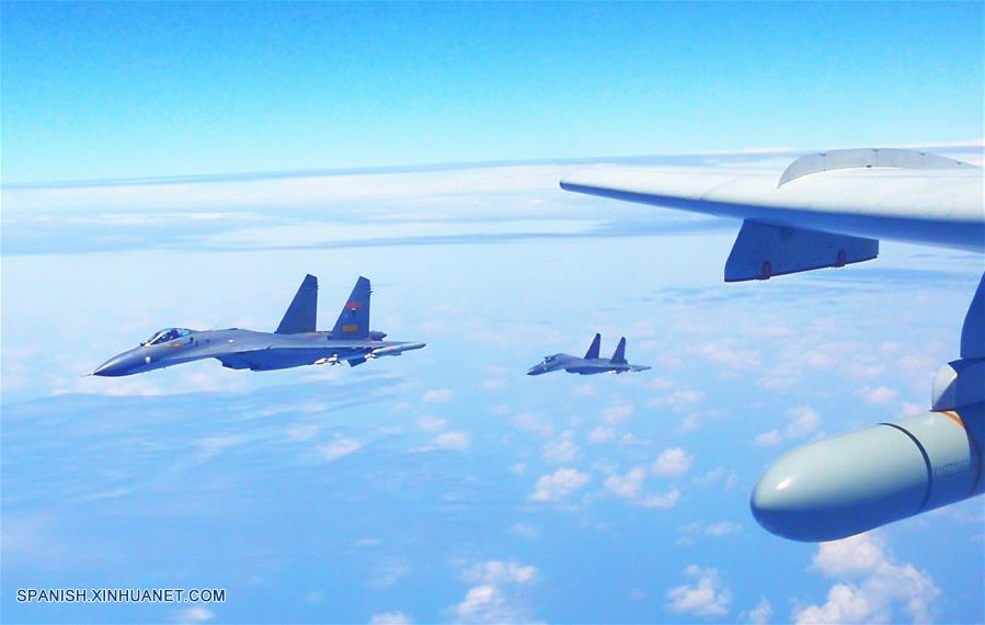 Fuerza Aérea china lleva a cabo patrullajes en islas