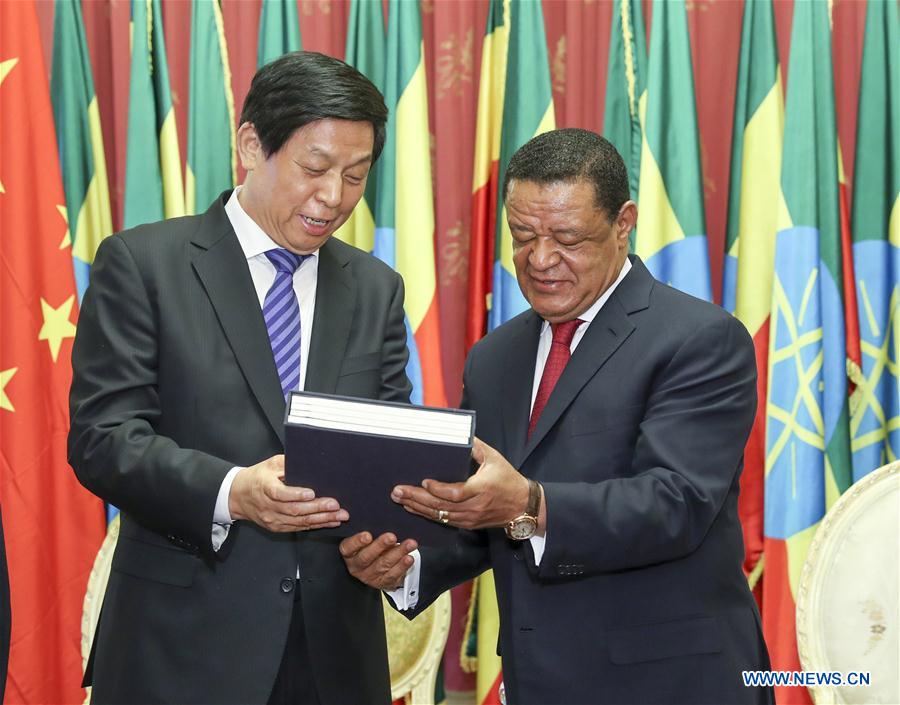 Máximo legislador de China visita Etiopía para mejorar lazos bilaterales